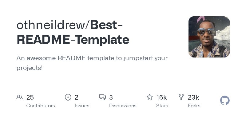 GitHub - othneildrew/Best-README-Template: An awesome README template to jumpstart your projects!