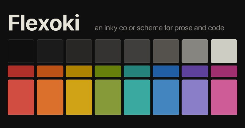 GitHub - kepano/flexoki: An inky color scheme for prose and code.