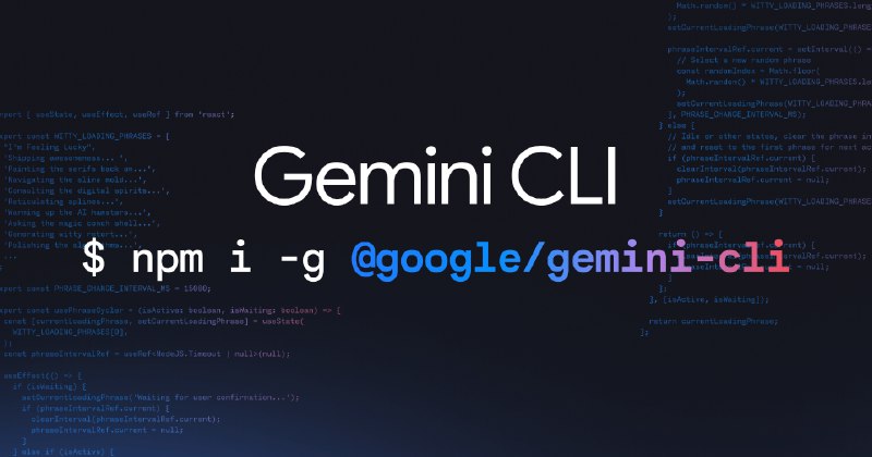 GitHub - google-gemini/gemini-cli: An open-source AI agent that brings the power of Gemini directly into your terminal.