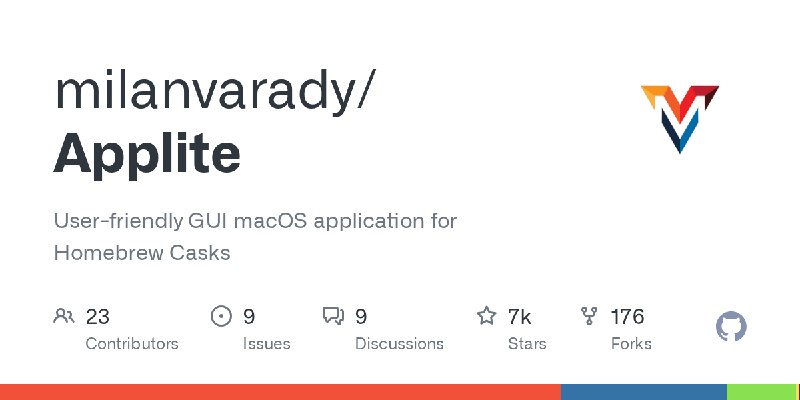 GitHub - milanvarady/Applite: User-friendly GUI macOS application for Homebrew Casks