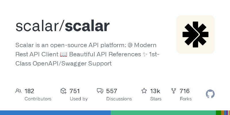 GitHub - scalar/scalar: Scalar is an open-source API platform:　　　　　　　　　　　　　　　　　　　　　　　　　　　　　　　　　　　　　　　🌐 Modern Rest API Client　…