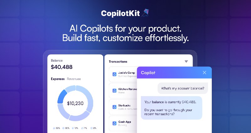 GitHub - CopilotKit/CopilotKit: Framework for building agent-native applications with Generative UI, shared state, and human-in…