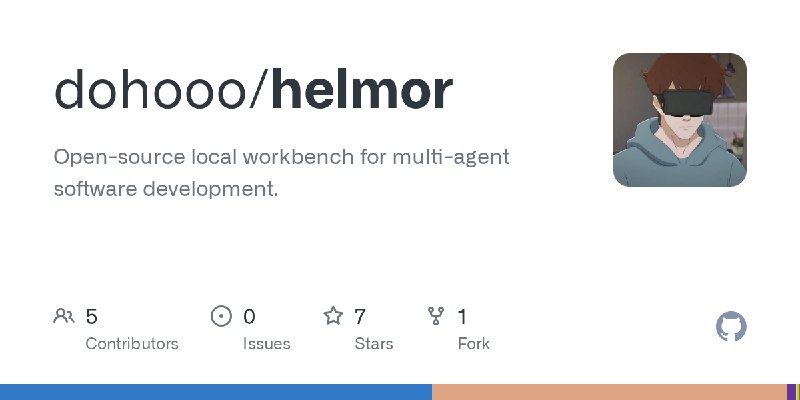 GitHub - dohooo/helmor: Open-source local workbench for multi-agent software development.