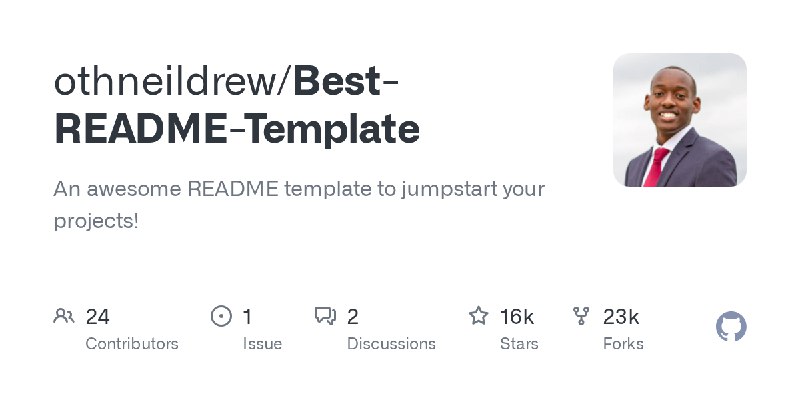 GitHub - othneildrew/Best-README-Template: An awesome README template to jumpstart your projects!