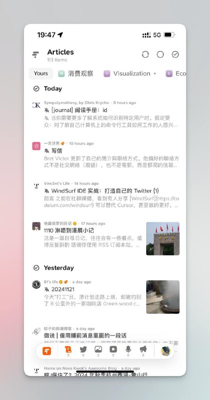 Follow 移动端适配 & PWA 版本刚上线了！！！可以用手机浏览器打开 