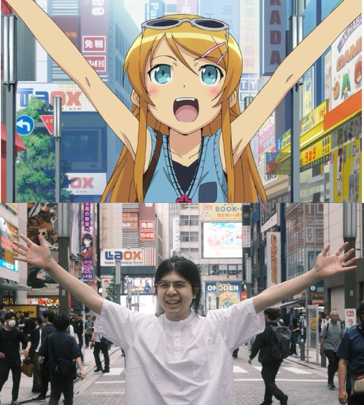 #life #japan《俺妹》同款秋叶原打卡，溢出屏幕的快乐哈哈 